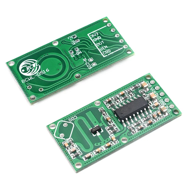 5PCS Microwave Radar Sensor Switch RCWL-0516 Human Body Switch Sensing Detector