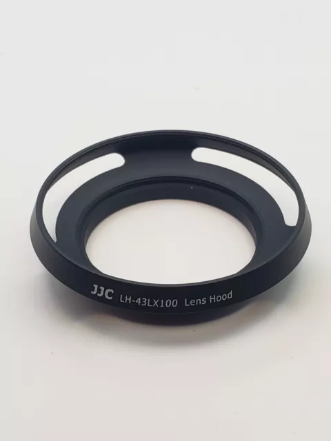 JJC LH-43LX100 Metal Lens Hood for Panasonic LUMIX DMC-LX100 / LEICA D-LUX