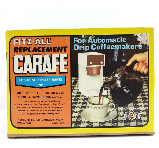 VINTAGE FITZALL REPLACEMENT Carefe For Automatic Drip Coffee Pot Model