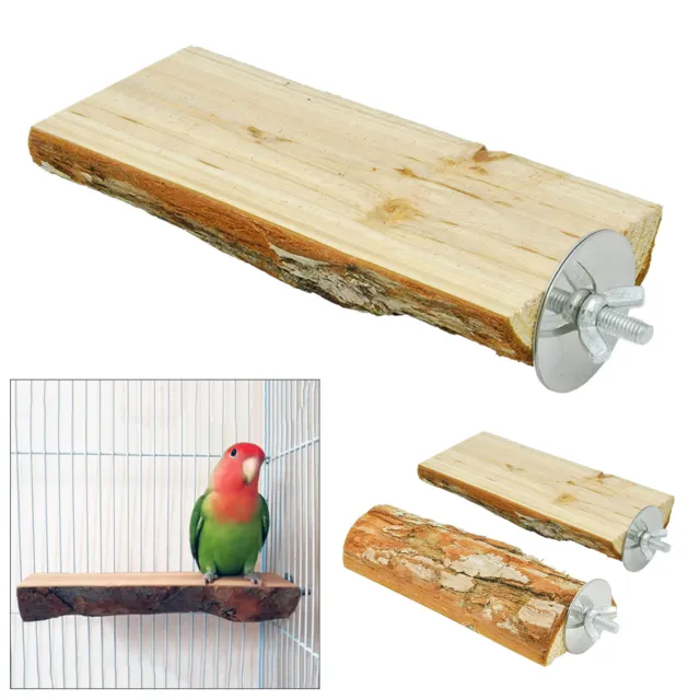 Holz Papagei Barsch Vogelkäfig Zubehör Ast Plattform Stock für Sittich
