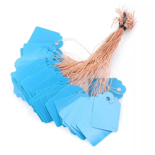 Jewelry Garment Merchandise Brand Label Price Pricing Tags Tie Strung 100Pcs UK