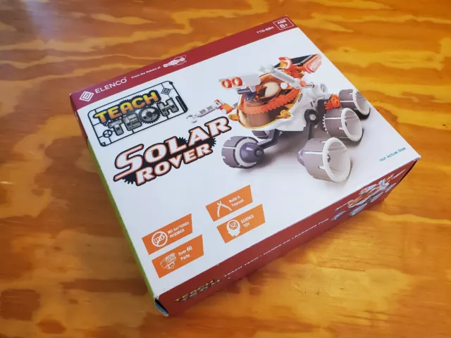 ✨️Elenco TTG-684 Teach Tech Solar Powered Robot Rover Kit