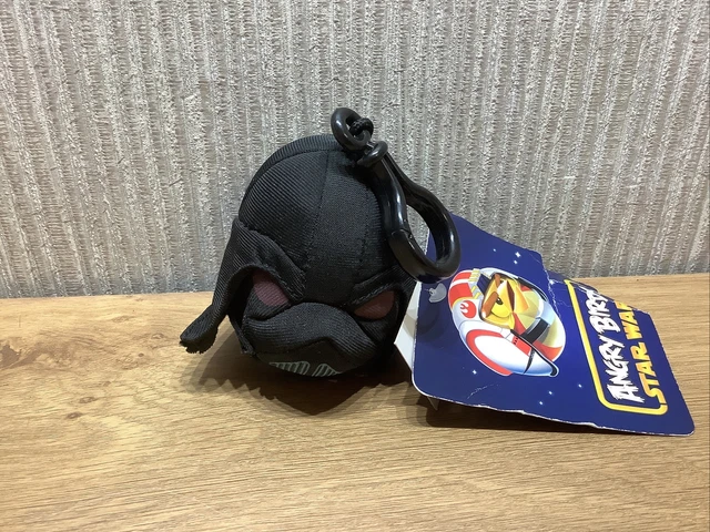 Angry Birds Star Wars Dearth Peluche Portachiavi Giocattolo Morbido Pram Borsa Ciondolo Clip NUOVO