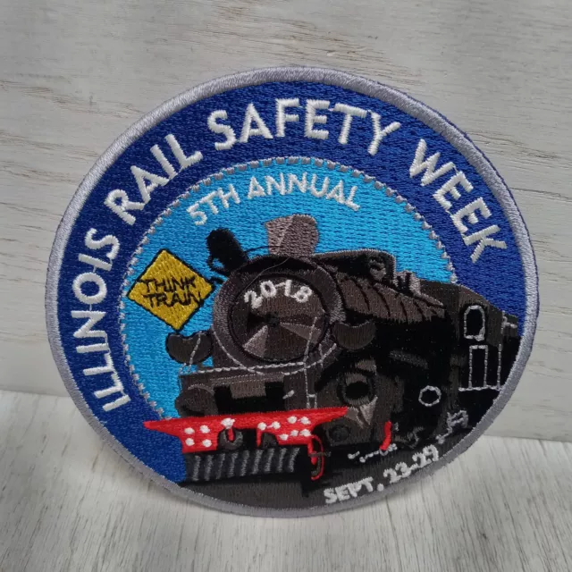 CN Railroad Patch Illinois Rail Safety Week 2018 5th Annual Canadian National