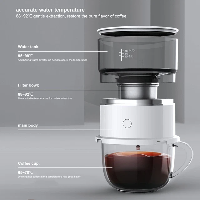 Go Ut Machine MACHINE À CAFÉ Manuelle Automatique Intelligente Mini Cafetière Goutte ...
