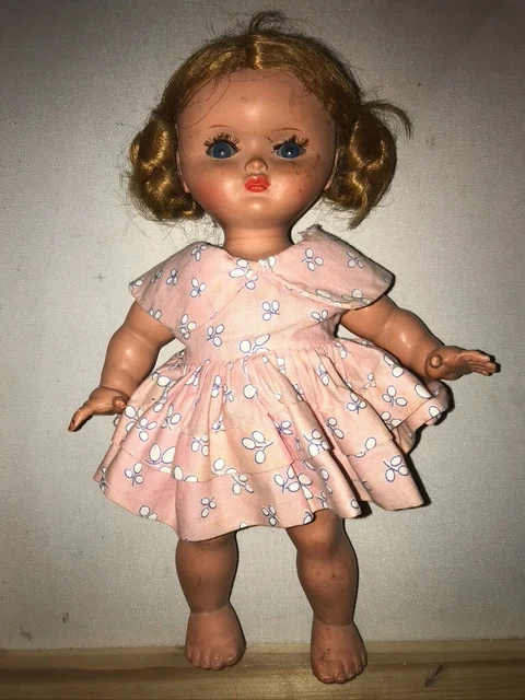 Grande Poupée Exotique Française Vintage - 70 Cm - Années 1950 - Rhodoid