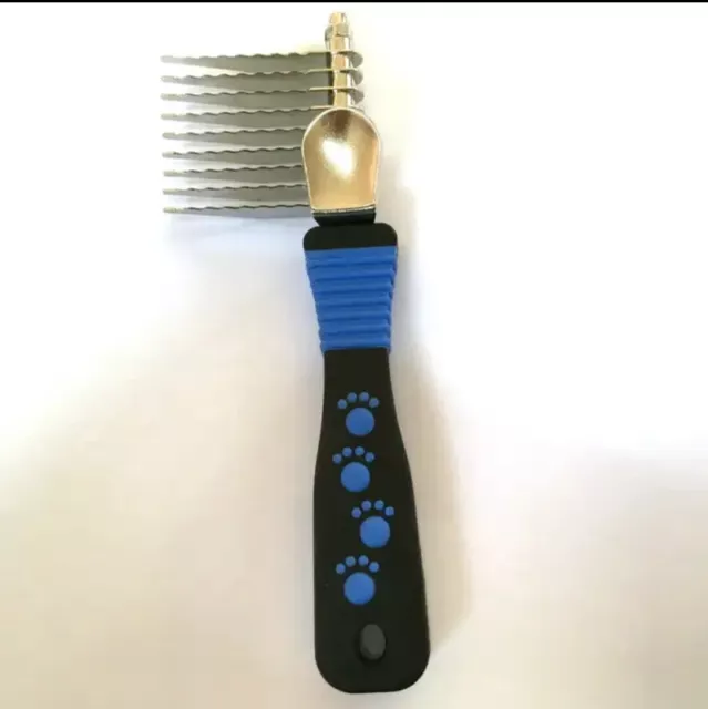 Poodle Pet Dematting Fur Rake Comb Brush Tool - Dog and Cat Comb with Long 2....