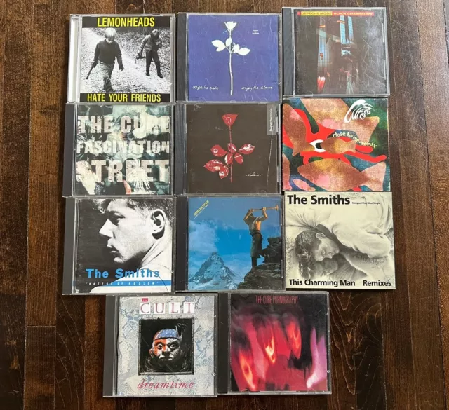 11 CD Lot Lemonheads,The Smiths,The Cult, The Cure, Depeche Mode CDs