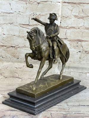 Statua Napoleone 17/6,5/6,5 cm Bronza scura 