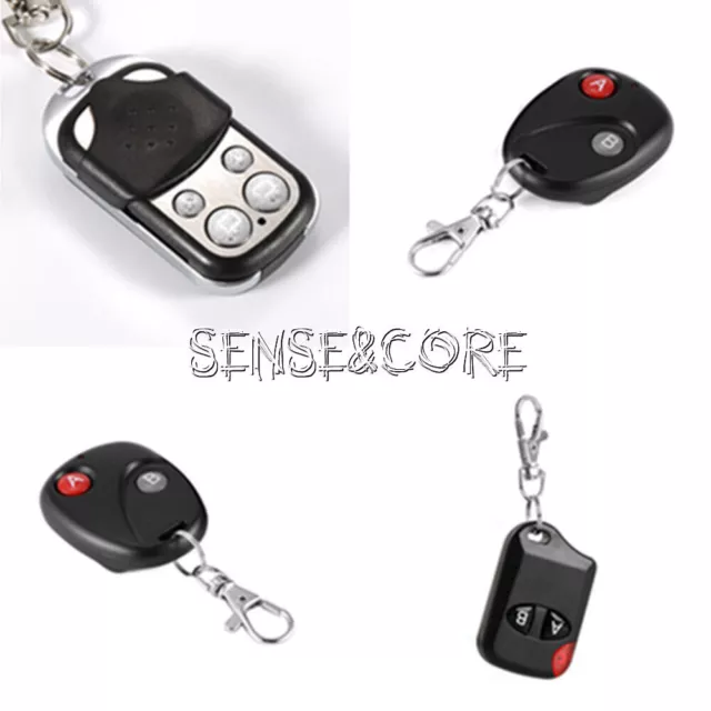 315MHz/433MHz 2/4Buttons RF Remote Control Garage Gate Door Transmitter Wireless