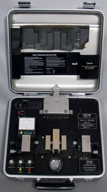 Corning Siecor M 91 Fiber Optic Cable Fusion Splicer (M91 Optical) SM MM Splice