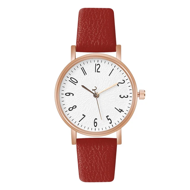 JSDDE Orologio Da Donna Con Cinturino In Silicone – Quadrante Analogo Con Numeri Arabi – Cassa 35 Mm