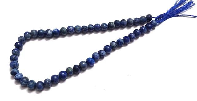 Naturale Sodalite Rotondo Liscio 7-8mm, Blu Perline 12 " Pollici 5 Filo