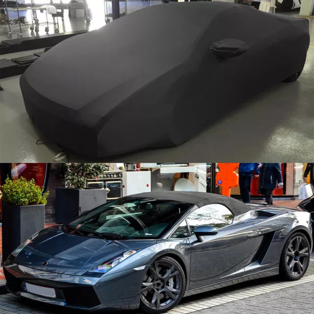 For Lamborghini Gallardo Satin Stretch Car Cover Indoor Anti-Scratch Dustproof