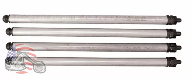 Heavy Duty Hydraulic Pushrod Pushrods Set Kit 1966-1984 Shovelhead Big Twin FLH