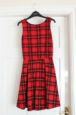 Dolls Brand Limited Edition Pretty Tartan Dress Age 10 -12 chest 30 in 33in long