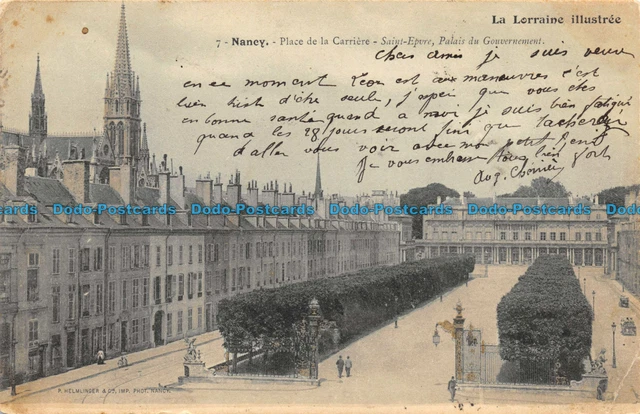 R084069 Nancy. Place de la Carriere Saint Epvre. Palais du Gouvernement. 1903