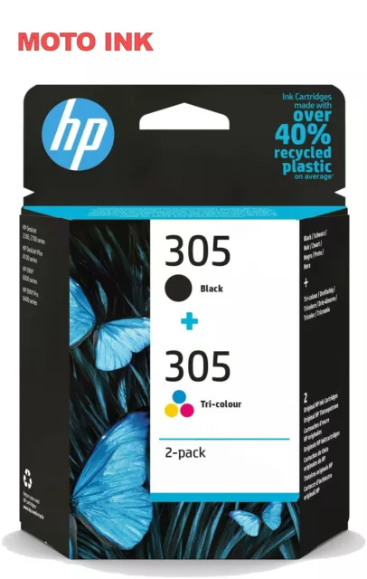 HP 305 2er-Pack schwarz/dreifarbig Original Tintenpatronen Combopack Seitenausbeute B 1