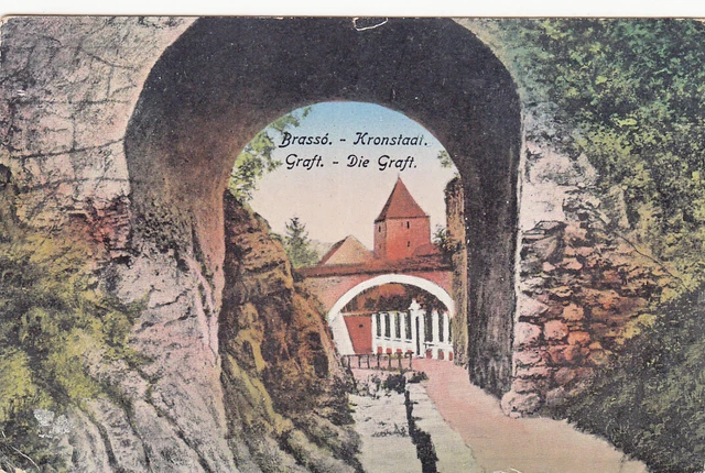 CARTE POSTALE ANCIENNE OLD POSTCARD ROUMANIE ROMANIA BRASSO KRONSTADT graft