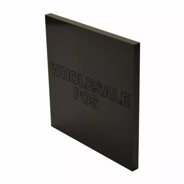 Black Gloss Splashback Upstand Acrylic Perspex® Plastic Sheet