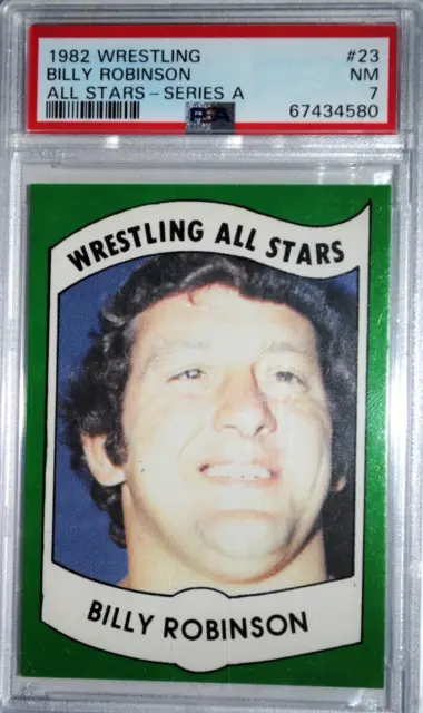 1982 Wrestling All Stars Series A BILLY ROBINSON  PSA NM 7