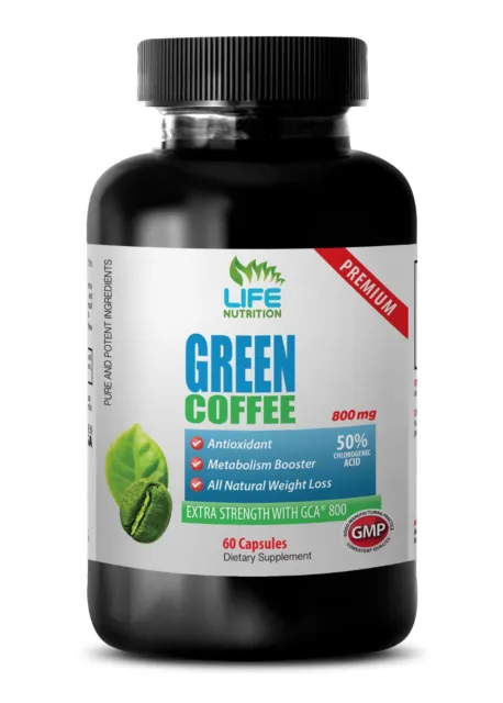 Slimming Coffee - Green Coffee Extract GCA 800mg - Chinese Weight Loss Pills 1B