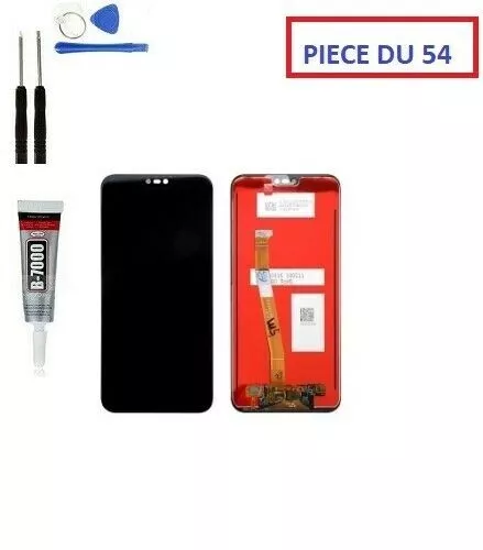 Ecran Lcd Complet + Vitre Tactile Pour Huawei P20 Lite Noir + Outils (#A52#)