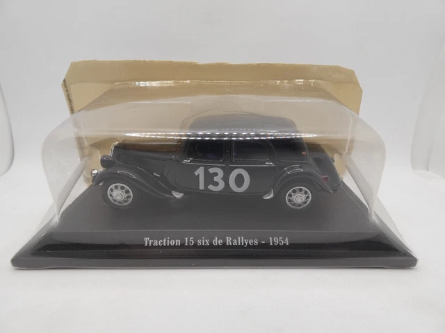 Miniature Norev Citroën 15-Six Traction Avant 1954 - Châssis Métal, Occasion Bon état