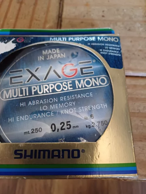 SHIMANO EXAGE MONOFILAMENT Fishing Line 150m *ALL SIZES* NEW £5.99