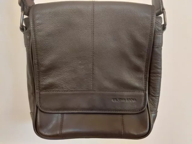 Mens leather shop holdall debenhams