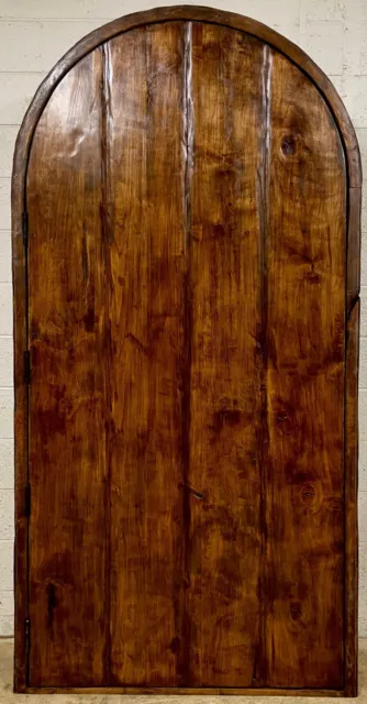 Rustic solid alder arched door 36 X 90 8"jamb 2" thick right hand swing U CHOOSE 2