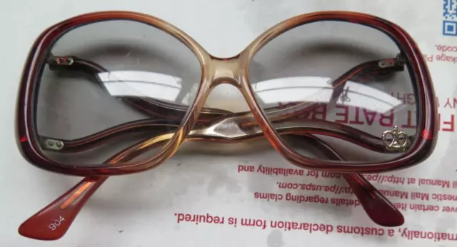 VINTAGE !!!   AMBER Diane Von Furstenberg Sunglasses