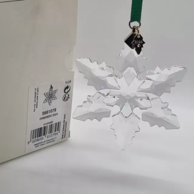 Swarovski Weihnachtsstern 2024 Groß Klar Christmas Ornament Stelle 5661079 3