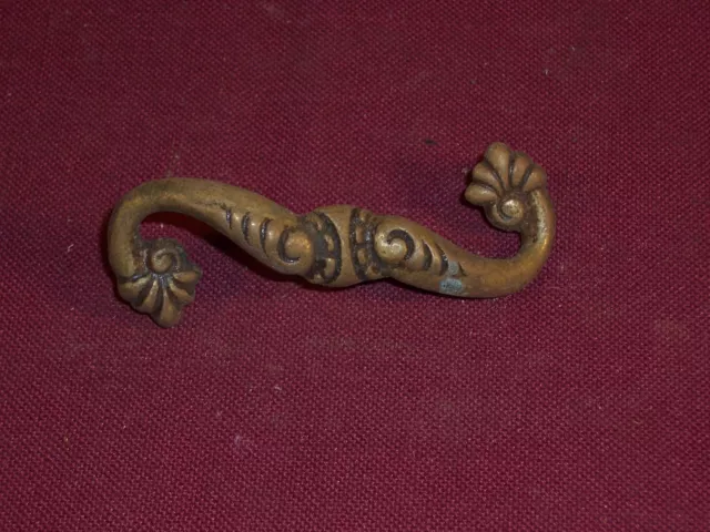 Antique Drawer Pull Handle Ornate Victorian Replacement Part Hardware Dresser