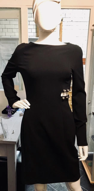 safety pin black dress Safety Pin Dress Black – Hell Bunny main image 0