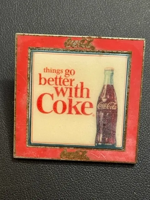 "Things Go Better With Coke" Cloisonné Pin - 1.5"