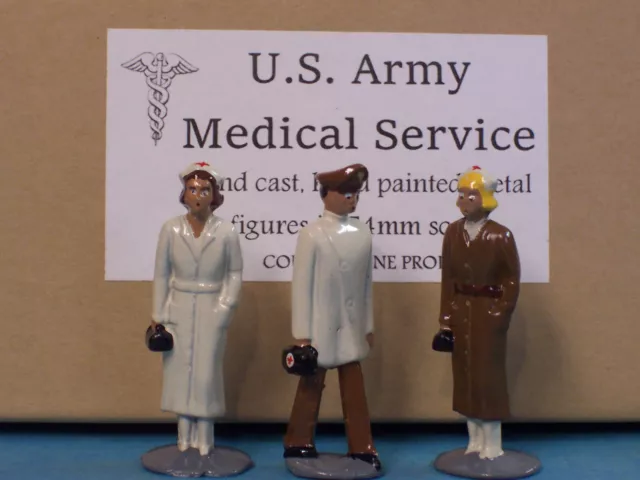 Toy Soldiers-World War Two-WW 2 U.S. Army Medical-American Doctor & Nurses