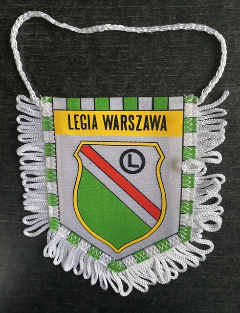 Fanion WKS Legia Warszawa - Occasion - Objet De Collection Fan De Foot