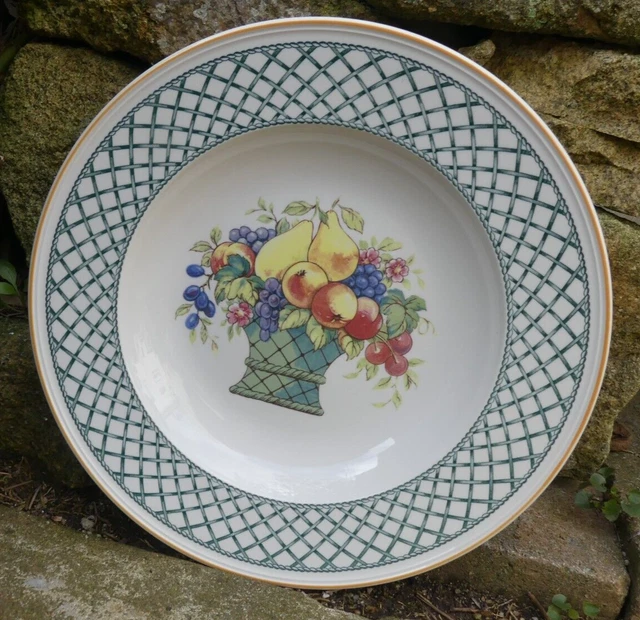 Grand plat creux Villeroy et Boch service Basket 32cm diamètre bon état (photos)