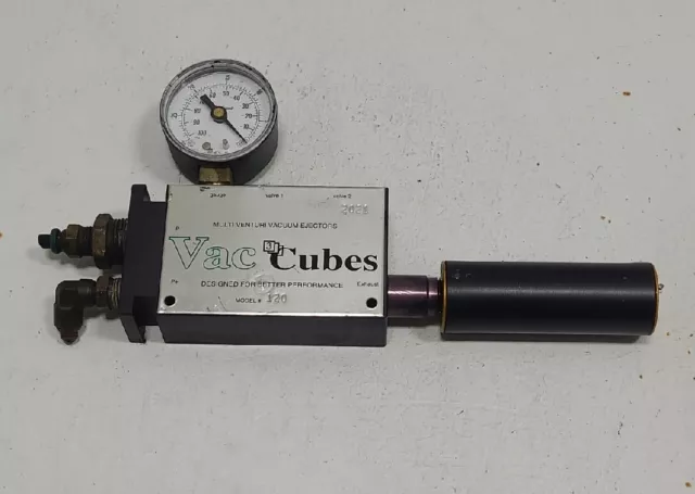 VacCubes Model #120 Multi-Venturi Vacuum Ejectors Vac Cubes