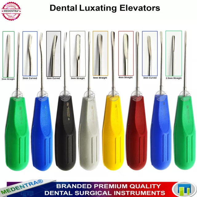 Zahnchirurgie Zahn Luxation Extraktion Zahnarzt AUFZÜGE Zahnextraktion 8er Set 2