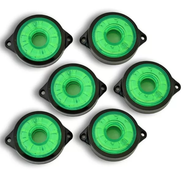 6x 12V LED para Correr Verde Estroboscópica Marcador Giratorio Luces Camión Van