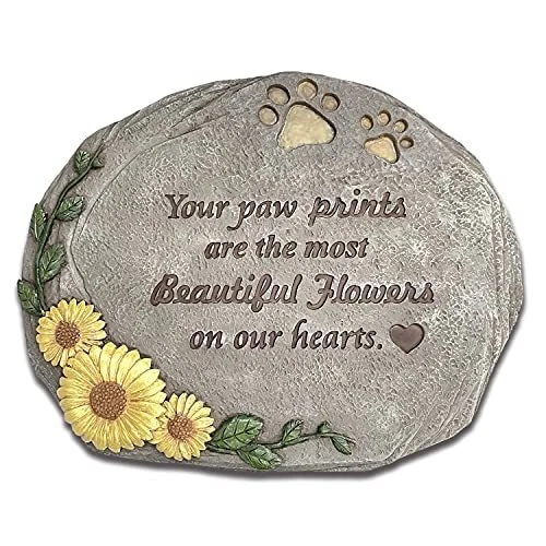 Regalos de piedra conmemorativa para perros para pérdida de mascotas recuerdo marcadores de tumba simpatía perro