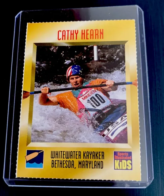 CATHY HEARN ROOKIE Whitewater Kayaker Olympic Sports Illustrated for Kids SI NM+