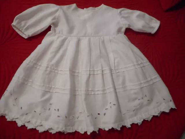 Robe De Bebe Blanche  Ancienne En Fil