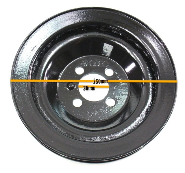 CRANKSHAFT CRANK PULLEY VW Rabbit Jetta Mk1 Diesel Genuine 068 105