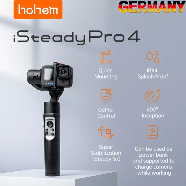 Hohem iSteady Pro 4 3-Axis Handheld Gimbal Stabilizer for GoPro Hero 10/9/8
