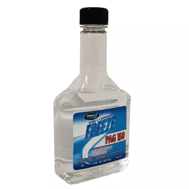Johnsen PAG 150 A/C Compressor Refrigerant Oil R134a 8oz | 01 Bottle