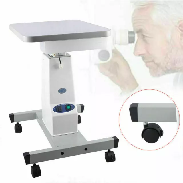 Optical Motorized Instrument Work Table Optometry Lift Stand Mobile Work-Table