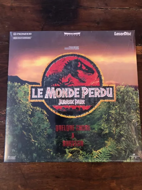 Laser disc -  Le monde perdu Jurassic park de Steven Spielberg